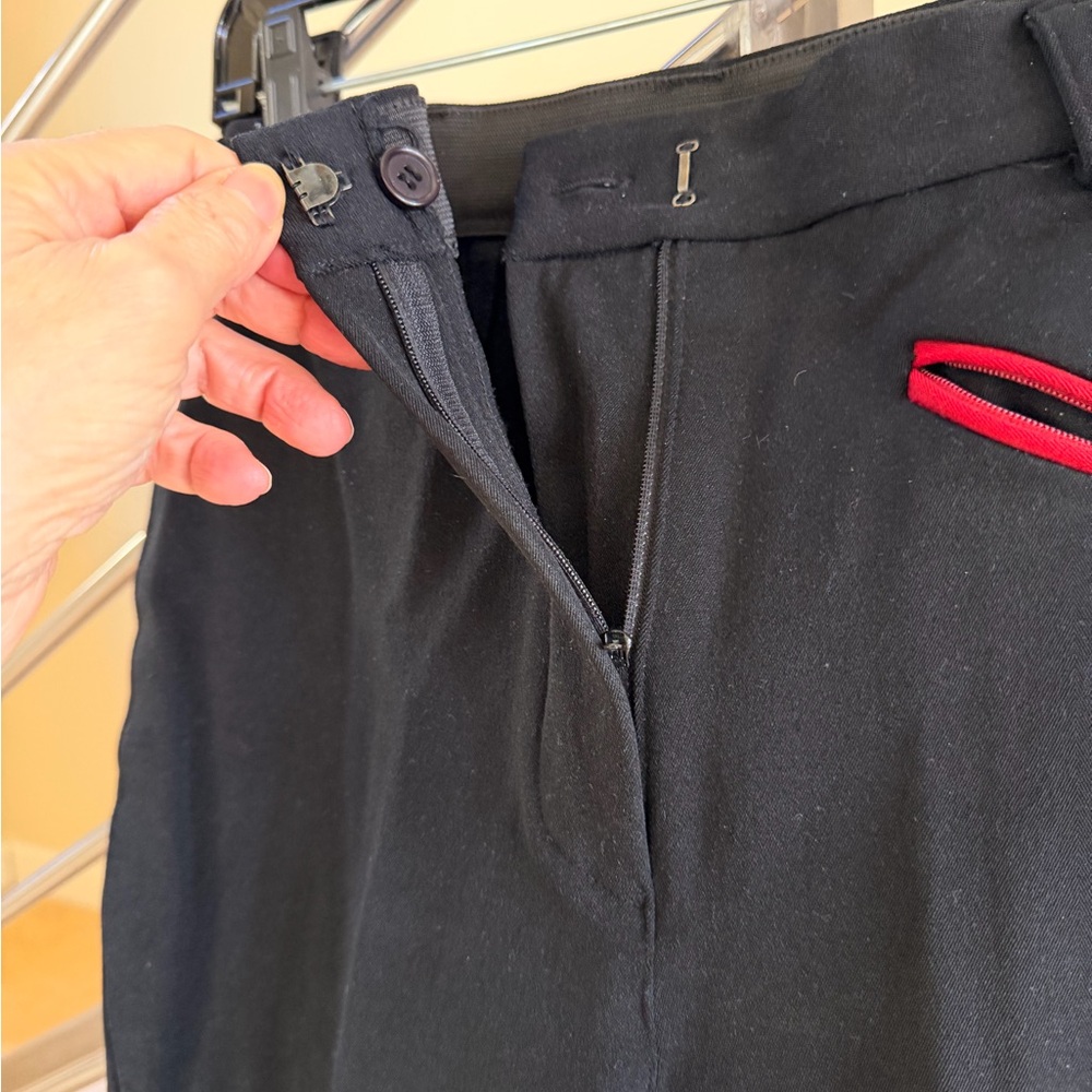 Vintage high rise Pants with Red Accent - Picture 5 of 13
